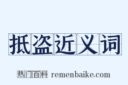 抵盗近义词是什么意思的图片